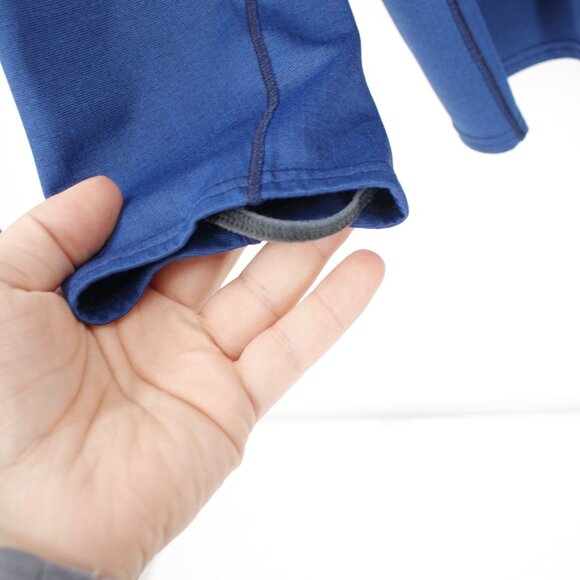 Patagonia Shirt Men's 2XL Capilene Baselayer Midweight Zip Neck Long Sleeve Blue - Picture 5 of 13